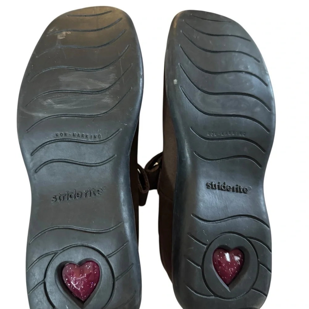 Stride rite brown leather Mary Jane’s size 2 1/2